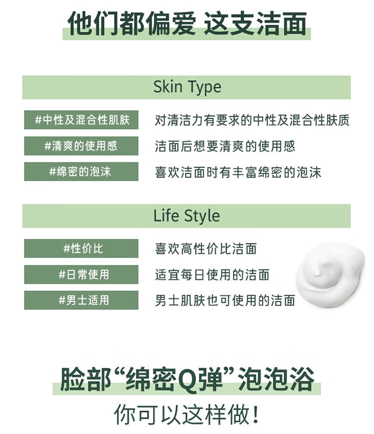 悦诗风吟绿茶洁面乳产品图8